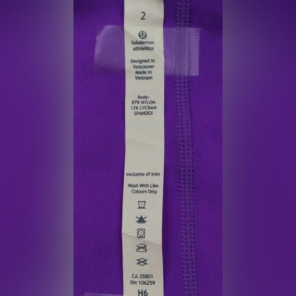 Lululemon “Will Crop” Leggings in Power Purple 🆕🔖 - Picture 8 of 10